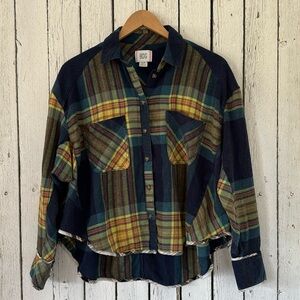 BDG Karl Oversized flannel button down - size Small